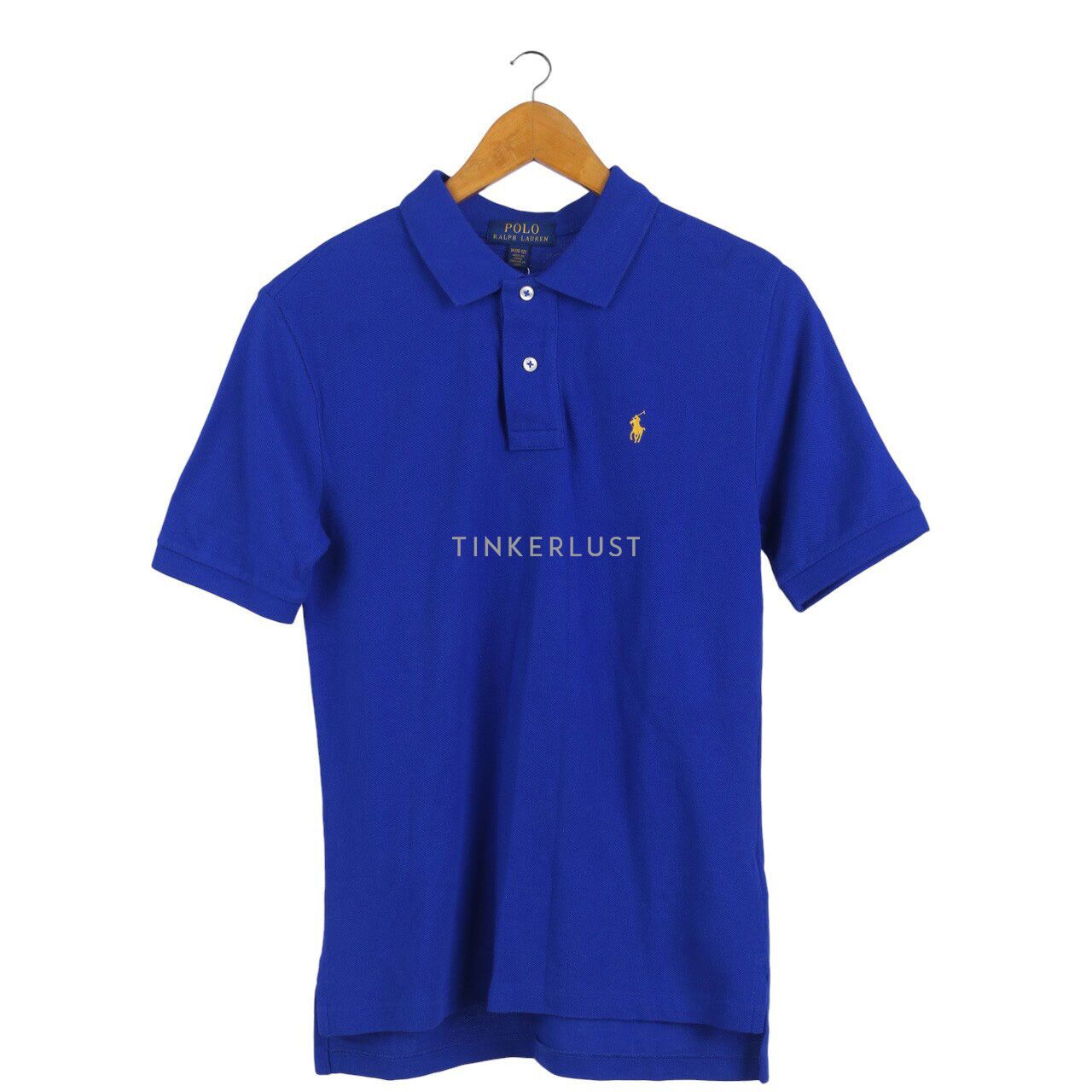 pakaian atasan kaos Polo Ralph Lauren Blue Polo Shirt | Tinkerlust